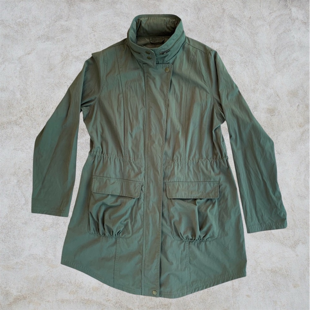 Mossimo Supply Co. Green Trench Coat